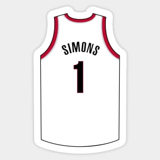 Anfernee Simons Portland Jersey Qiangy Sticker